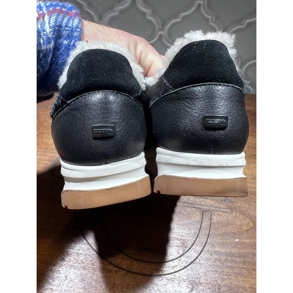 Australian Luxe Collective Sneakers Shoes Size 9 Black Pony Skin Shearling Black - Picture 4 of 13